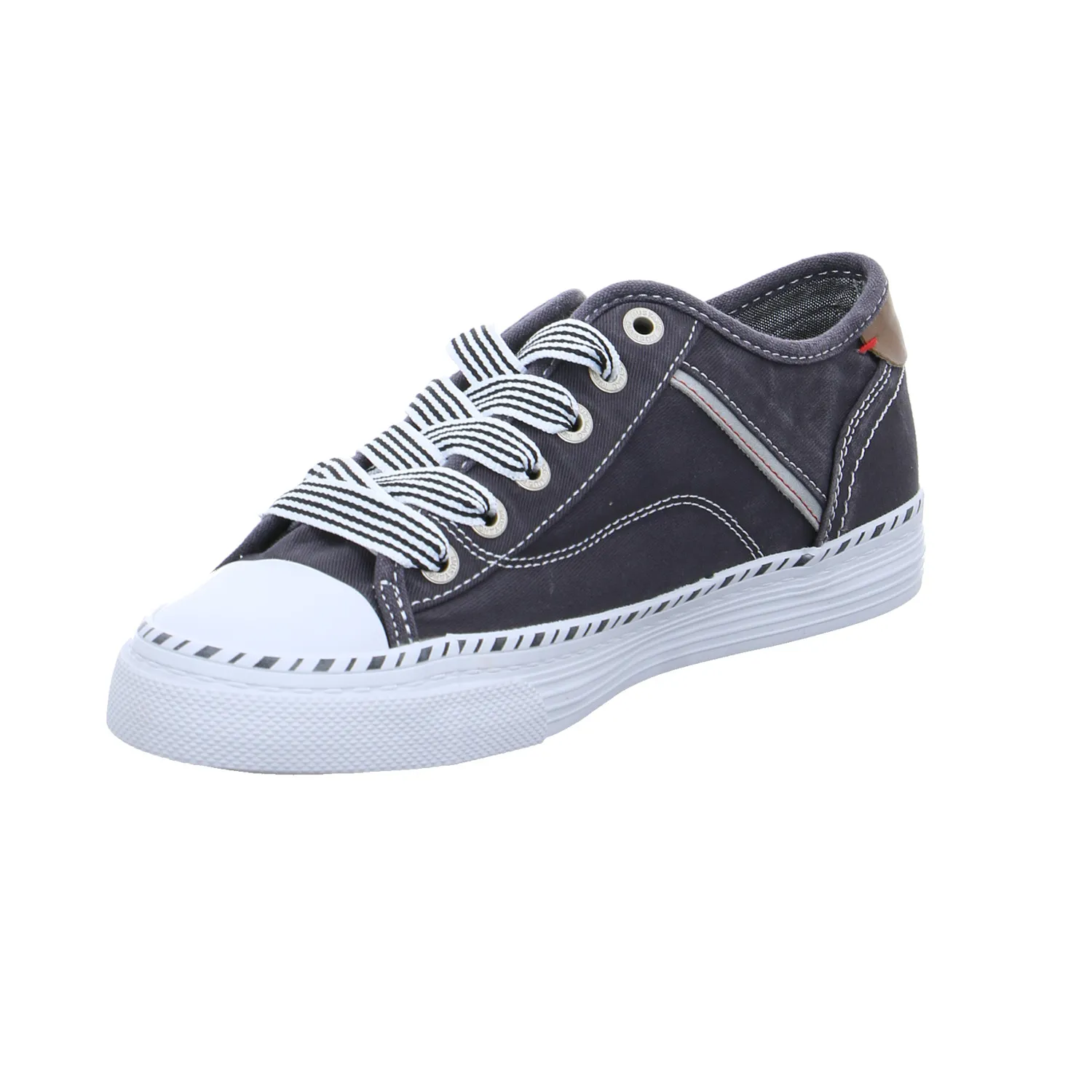 MUSTANG Sneaker Anthrazit Textil  mit Wechselfussbett