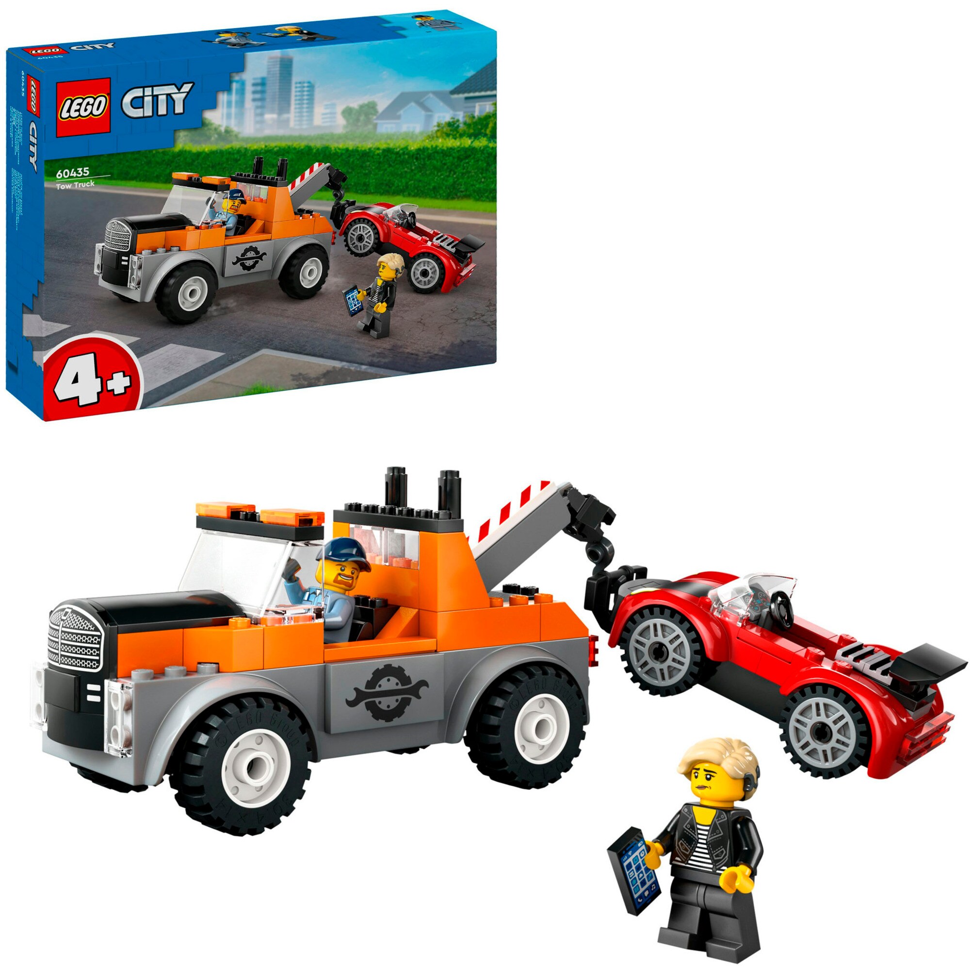 LEGO Konstruktionsspielzeug City Abschleppwagen mit Sportauto