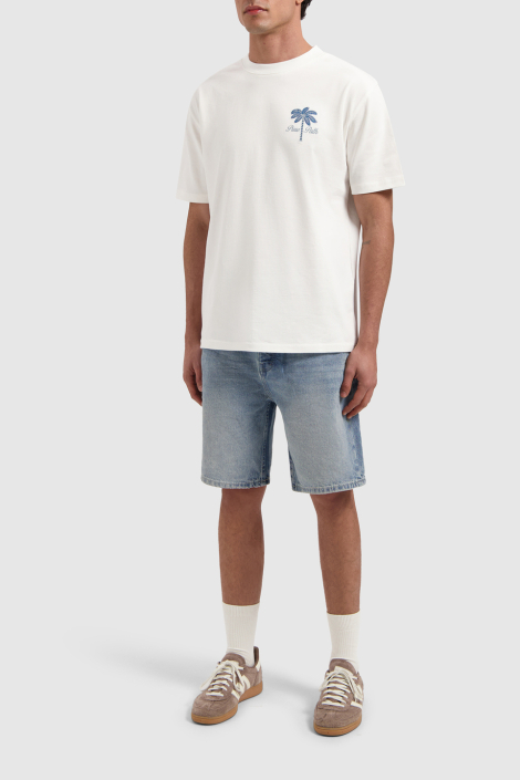 Pure Path witte heren t-shirt