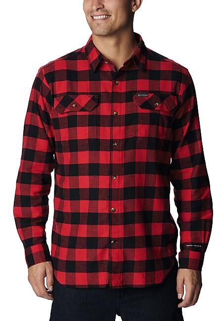 COLUMBIA - CHEMISE FLARE GUN STRETCH FLANNEL M