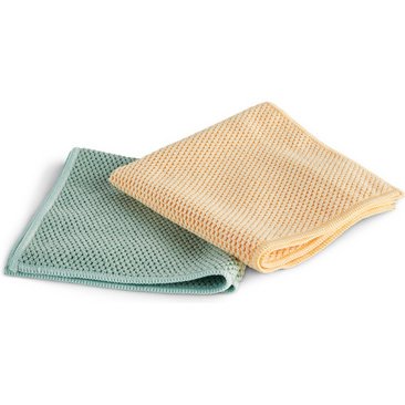 Chiffon microfibre en fibres recyclées, pack de 2