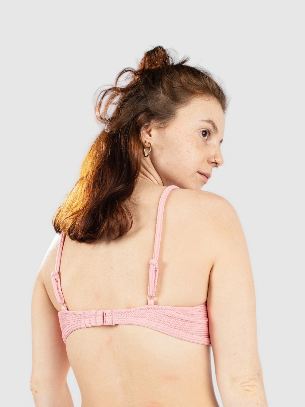 Volcom So Current Crop Bikini Top paradise pink