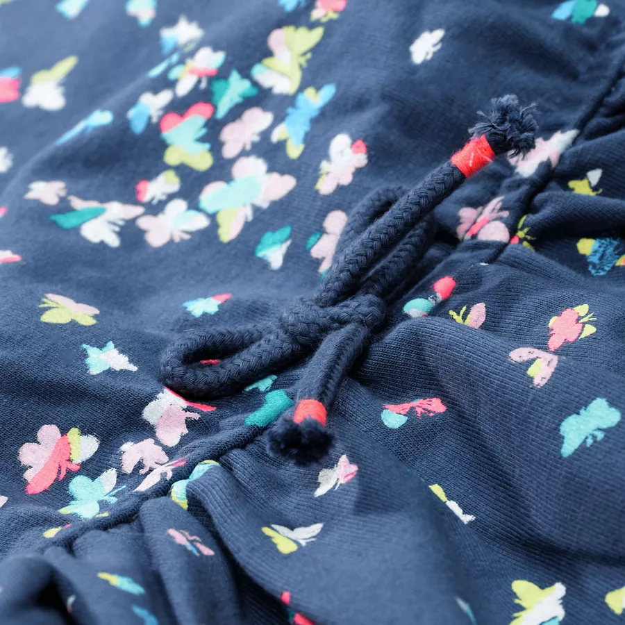 STACCATO Sweatkleid jeans blue gemustert