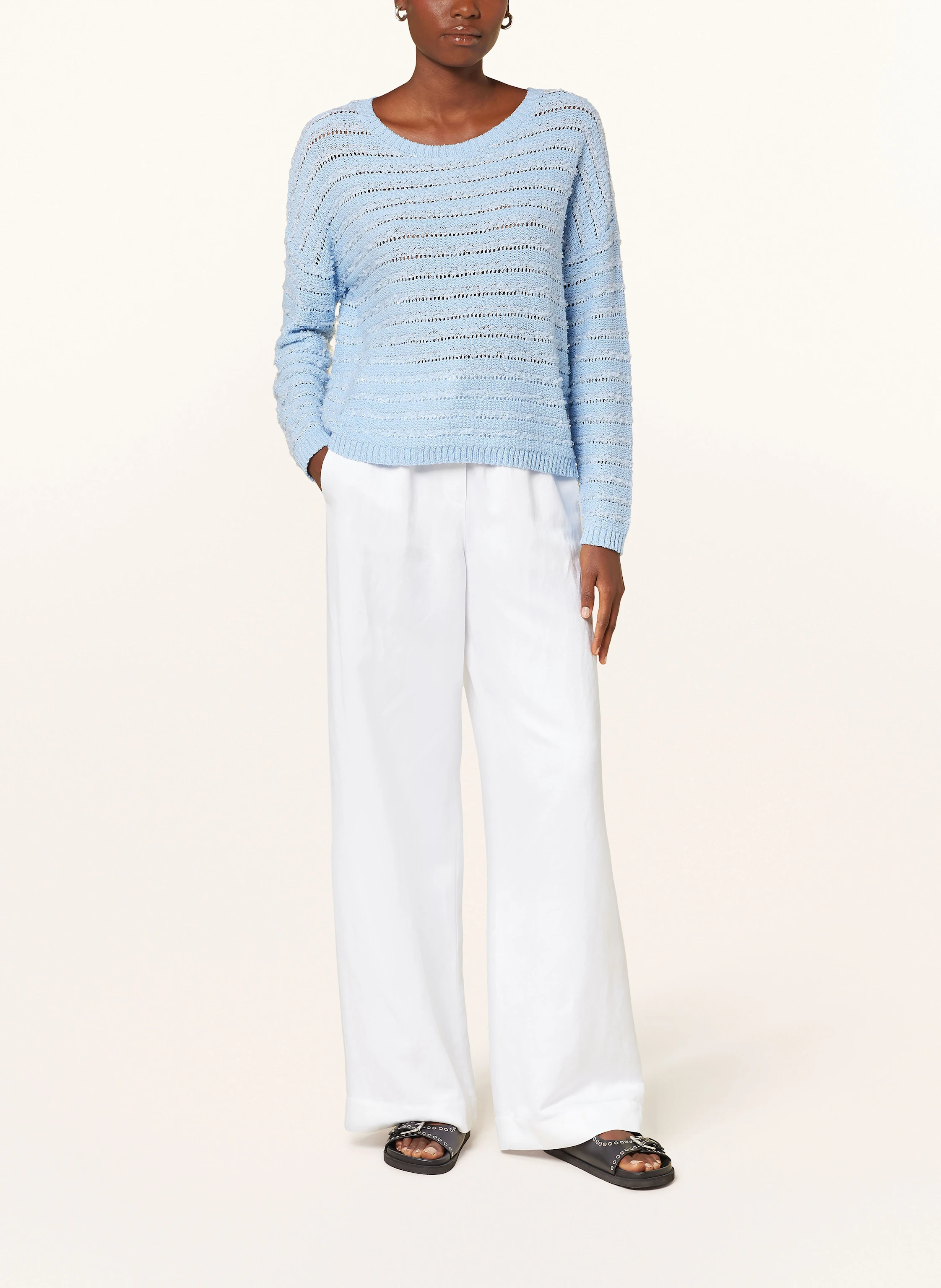 MARC AUREL Pullover mit Pailletten