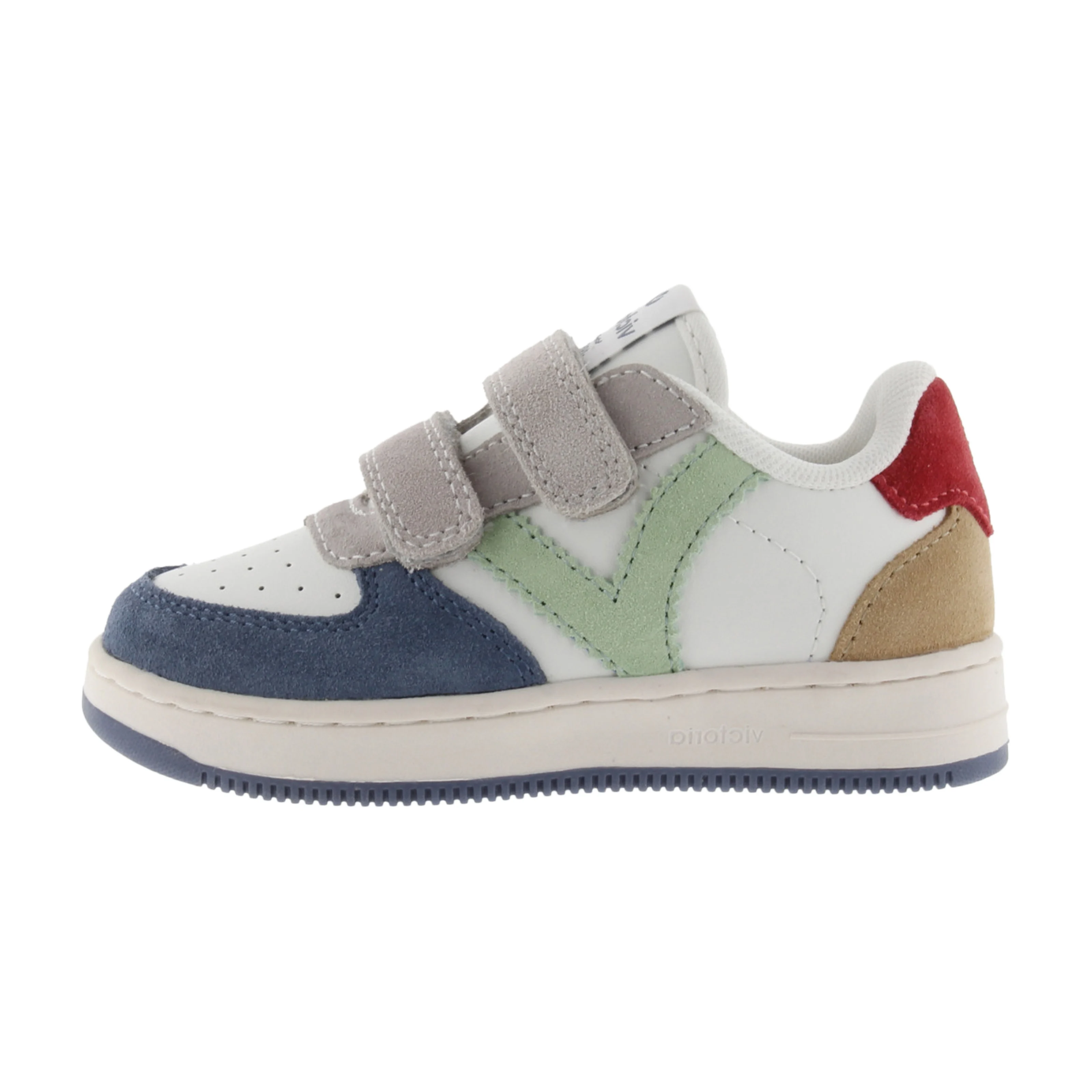 Basket cuir enfant | Bleu