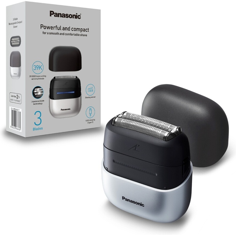 Rasoir électrique Panasonic ES-CM3BKS503 Rasoir hommes 3 lames ultra compact