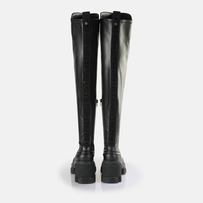 Riot Over Bottes vegan, noir