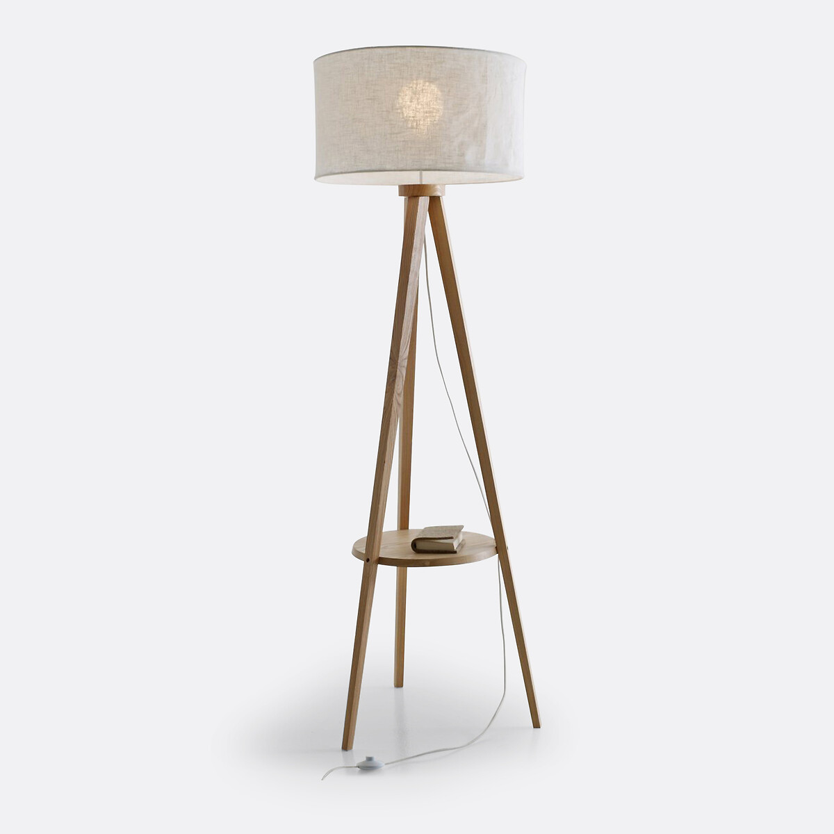 LA REDOUTE INTERIEURS<br>Luminária de chão, tripé e abajur, Setto