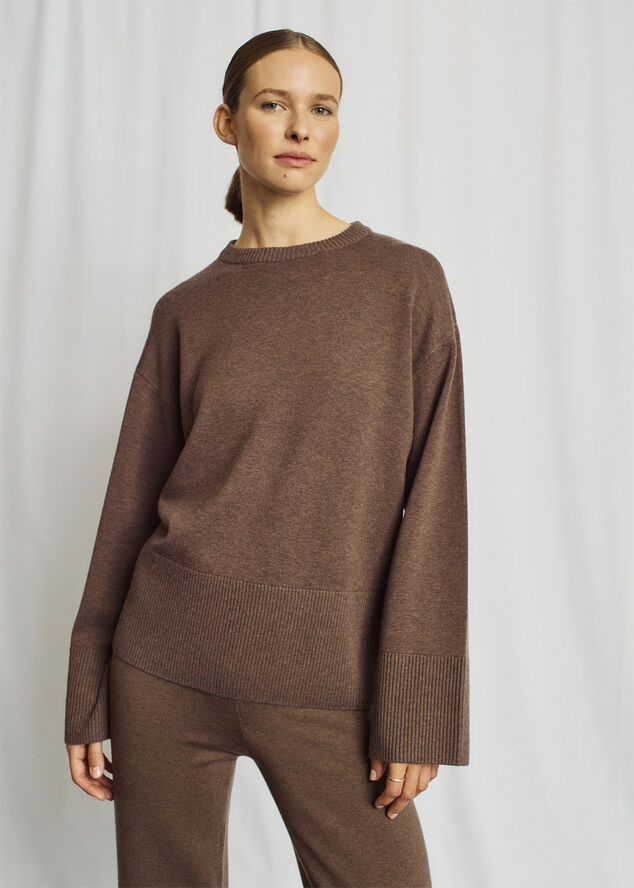 Bruun & Stengade BS Adalyn Knitwear - Merino Wool Blend Brown