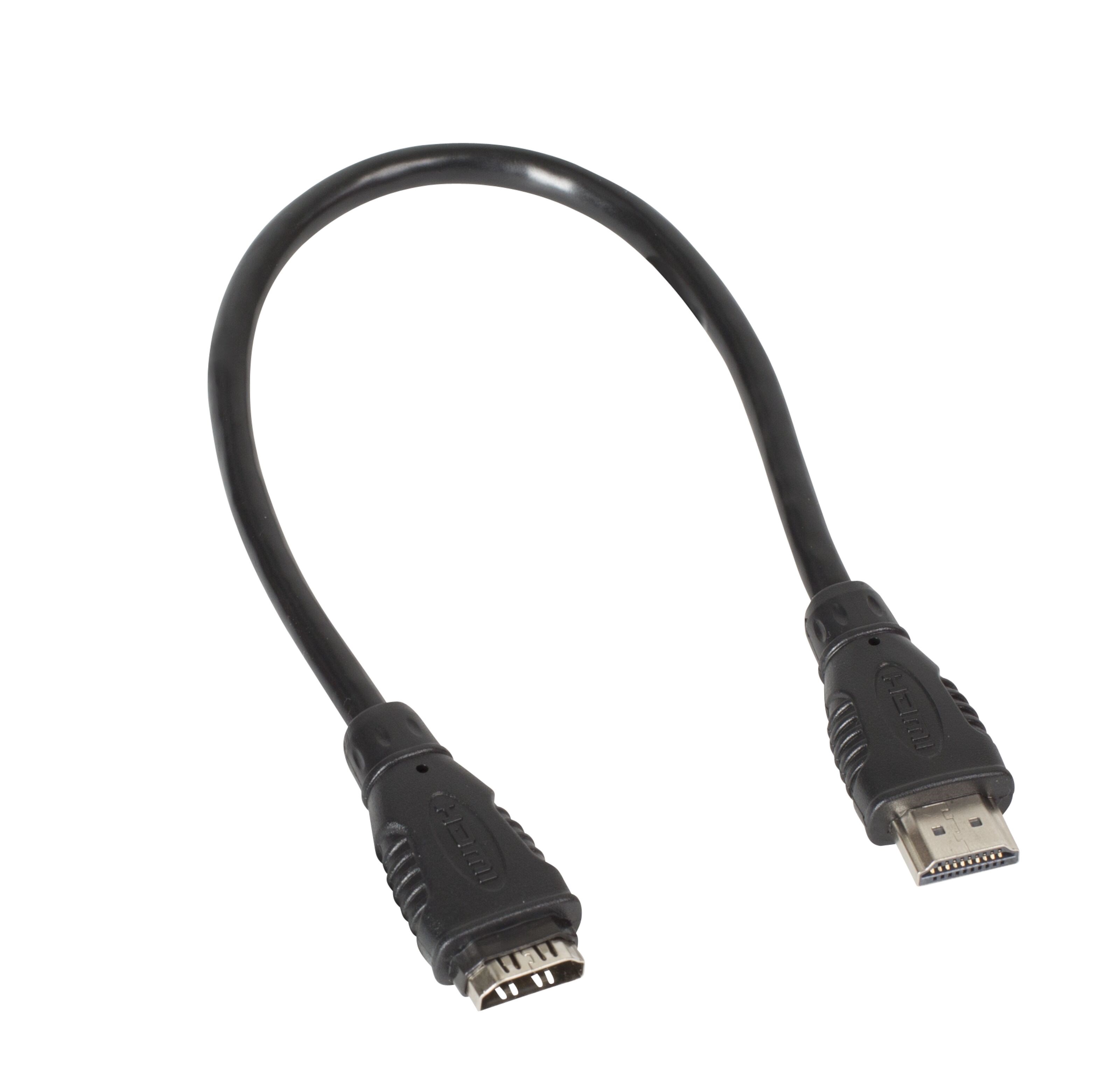 Luxorparts Kort HDMI-forlengelseskabel High Speed 30 cm
