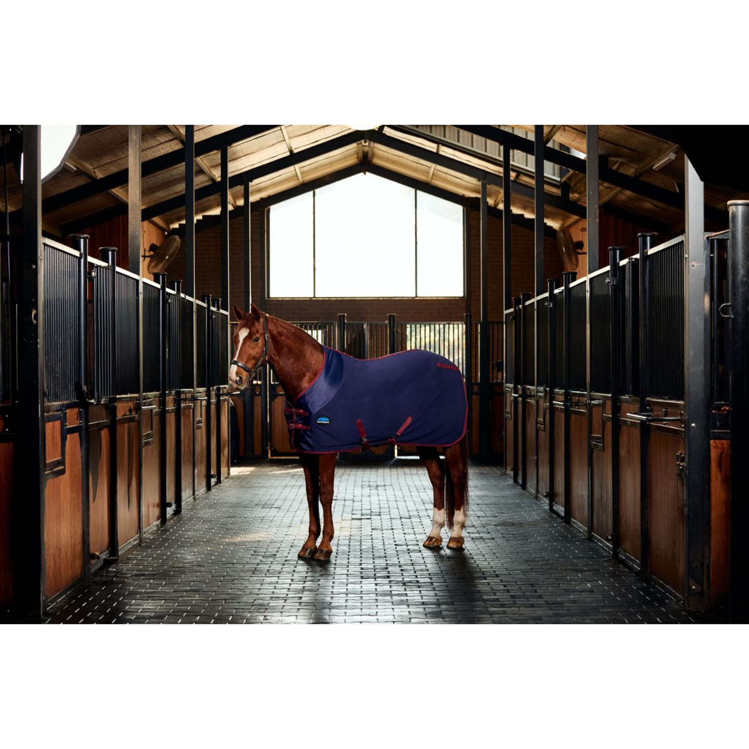 WeatherBeeta Fleecedeken Anti-Static Cooler Standard Neck Navy/Burgund