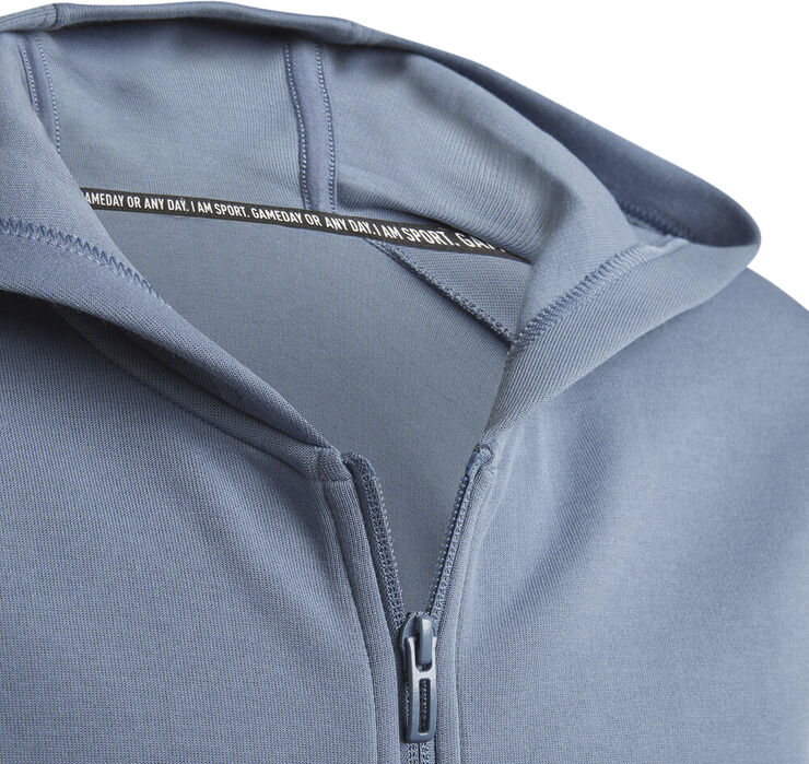 adidas Future Icons 3-Stripes Full-Zip hættetrøje Blå