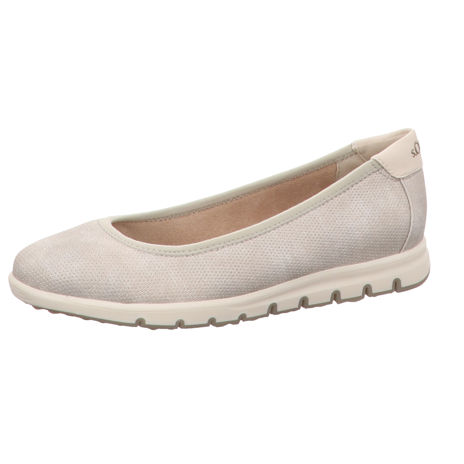 s.Oliver Ballerina elfenbein beige