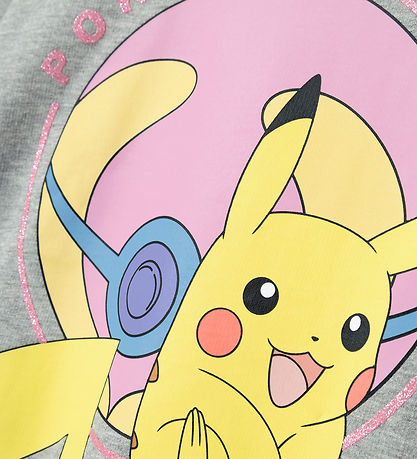 Name It Sweatshirt - NkfJaxara Pokemon - Grey Melange