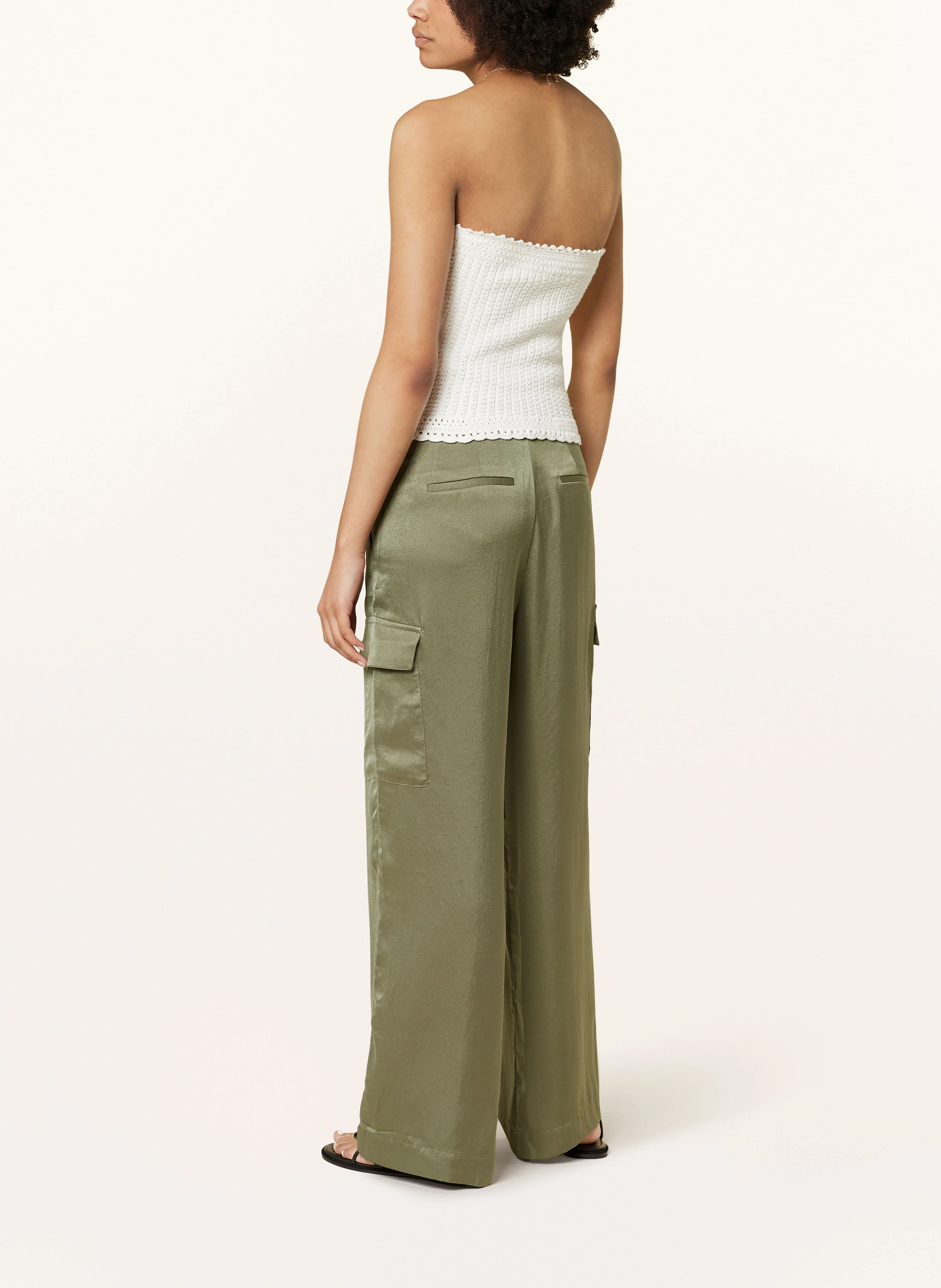 ba&sh Cargohose CARY aus Satin