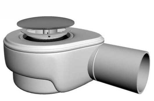 Kerra Speed sifon 50mm voor hoge douchebak van douchecabine