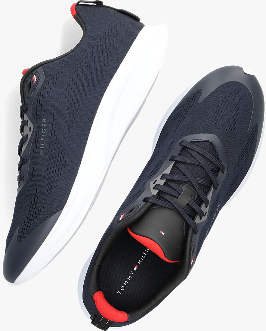 TOMMY HILFIGER blauwe tommy hilfiger lage sneakers lightweight sleek runner
