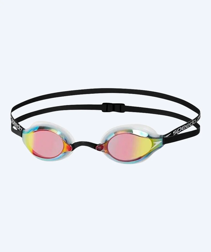 Speedo Elite svømmebriller - Fastskin Speedsocket 2 Mirror - Guld/sort