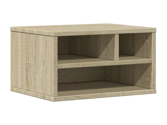 Support d'imprimante chêne sonoma 40x32x22,5 cm bois ingénierie