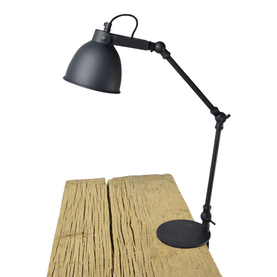 Klemlamp Worker Ø12cm. vintage black