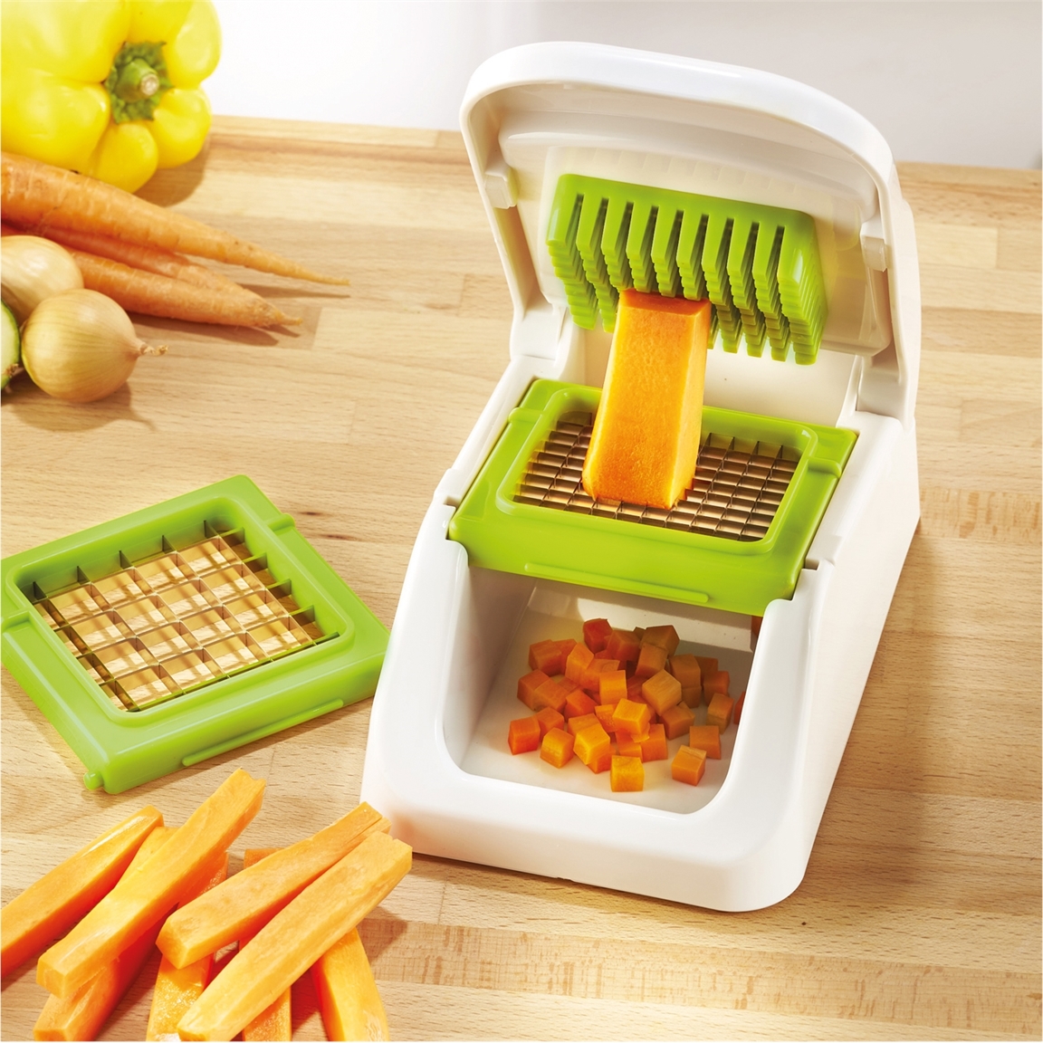 Coupe cubes de légumes