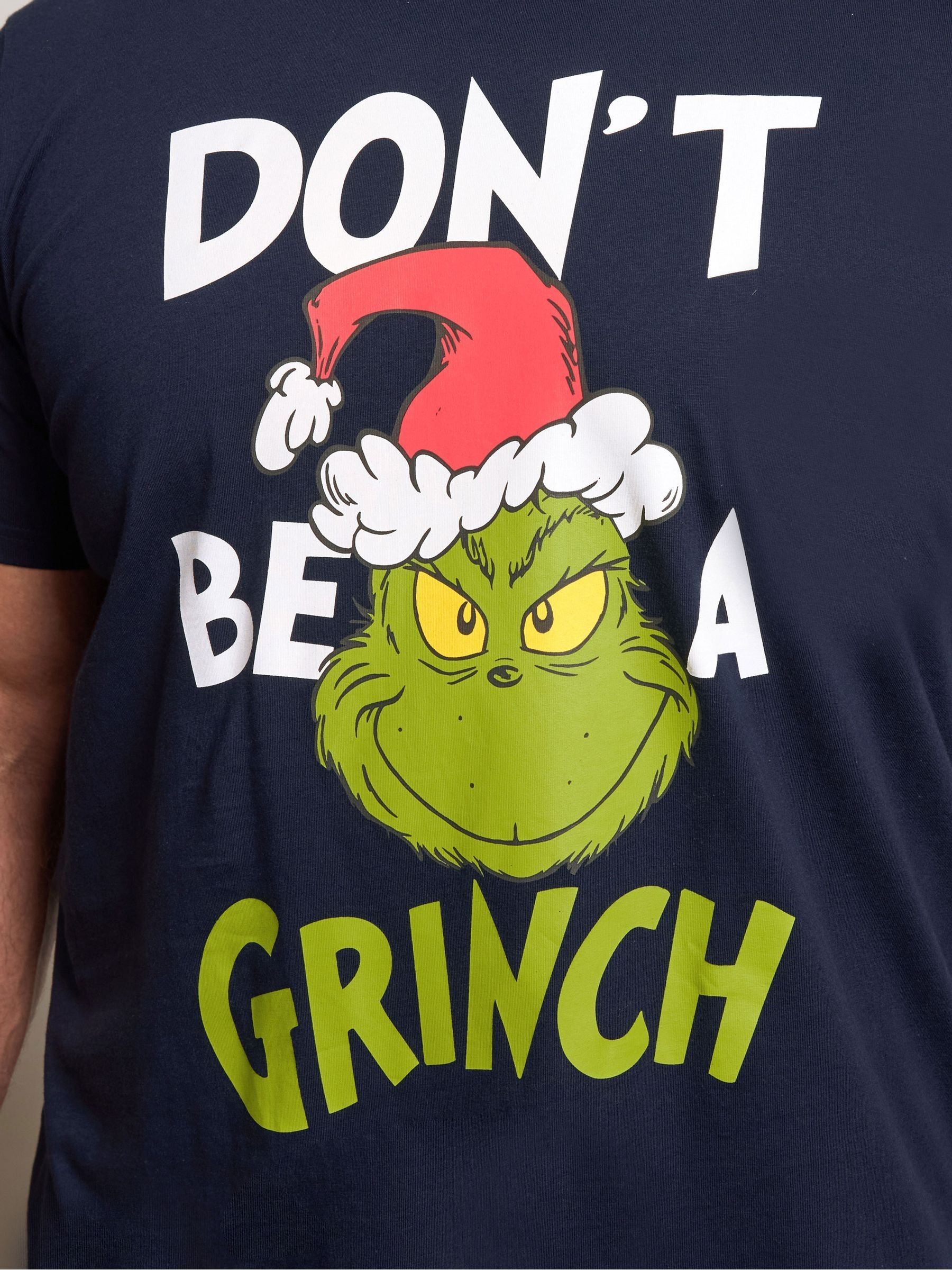 BadRhino Big & Tall Grinch Kerstmis-T-shirt
