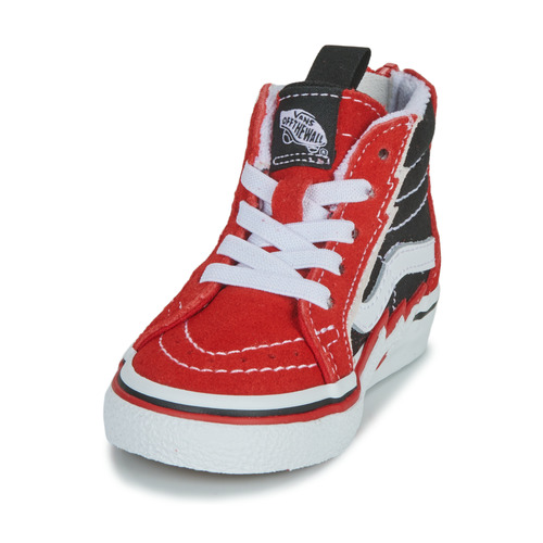 Vans - TD SK8-HI ZIP BOLT - Noir / Rouge