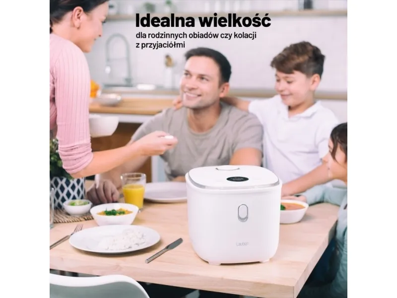 Lauben Reiskocher 3.0l LBNLSRC3000WT Low-Sugar weiß retail