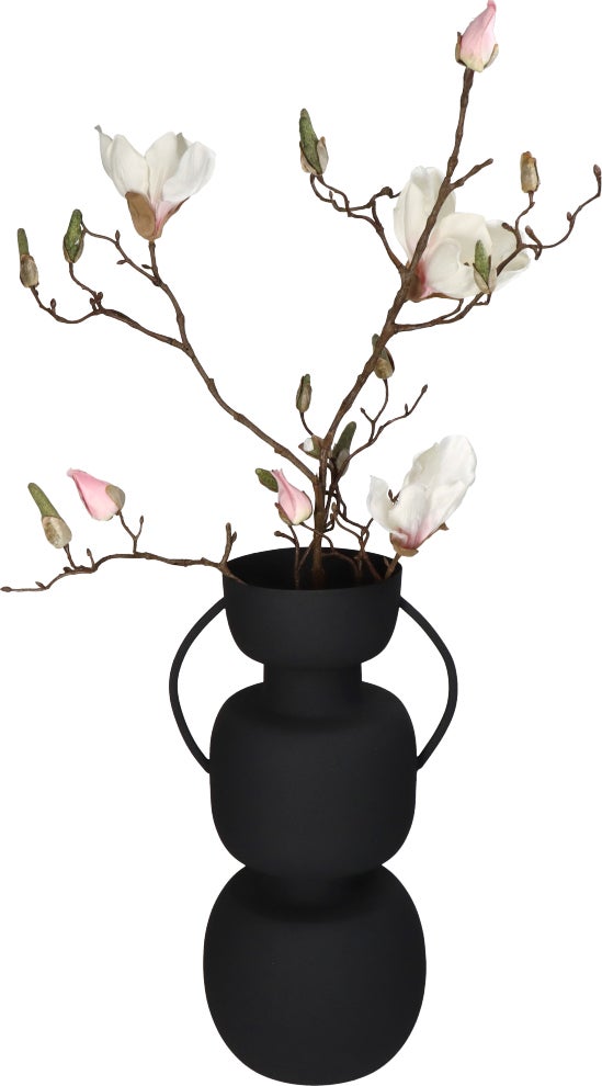 HD Collection vaas zwart 22 x 17 x 41 cm
