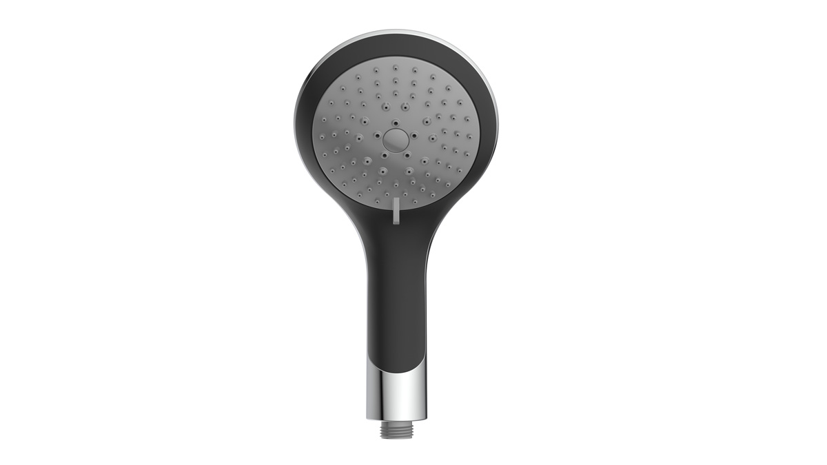 Schutte Broadway handdouche zwart/chroom