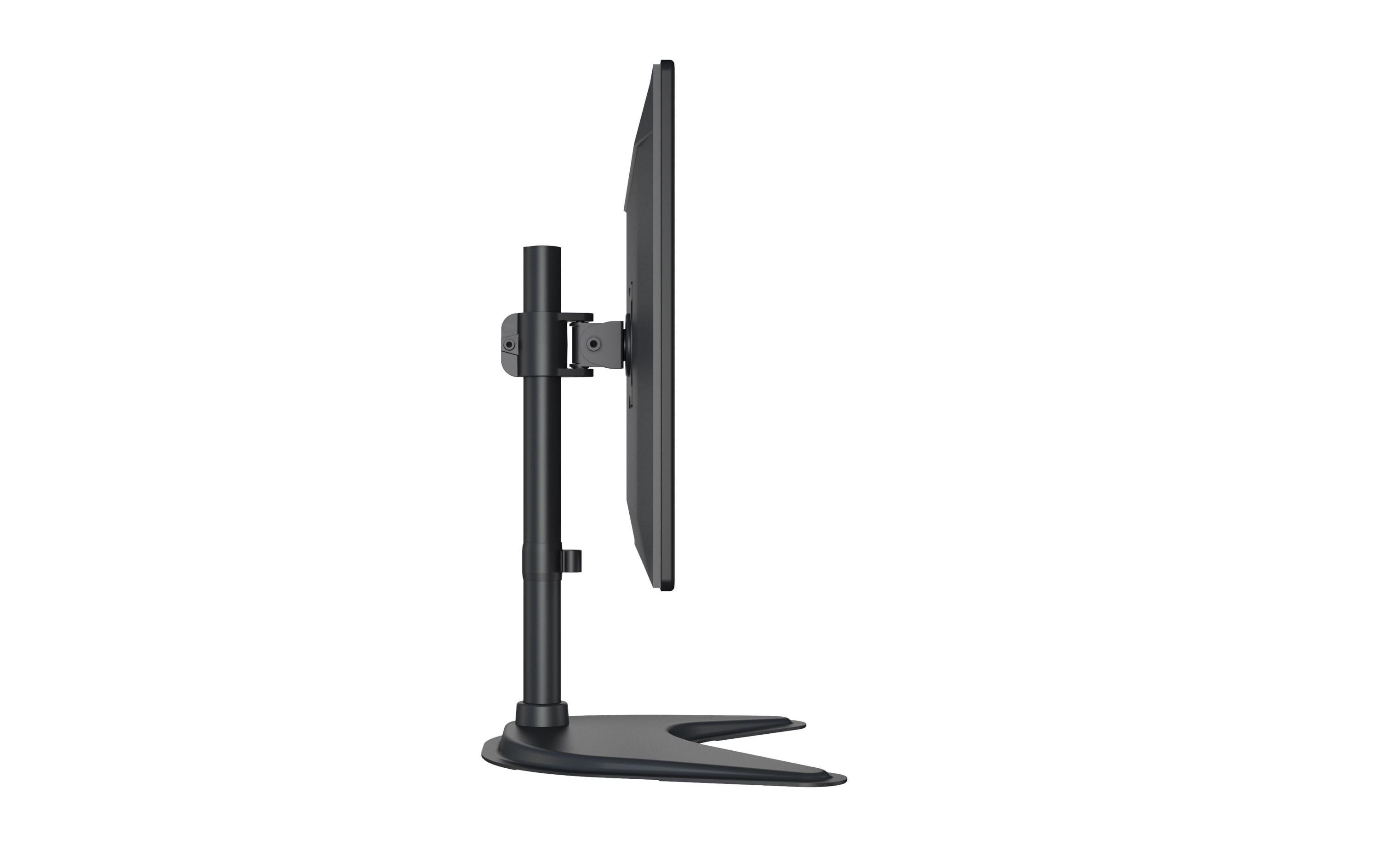 Monitor-Standfuss Basic Single bis 10 kg – SchwarzDeskmount