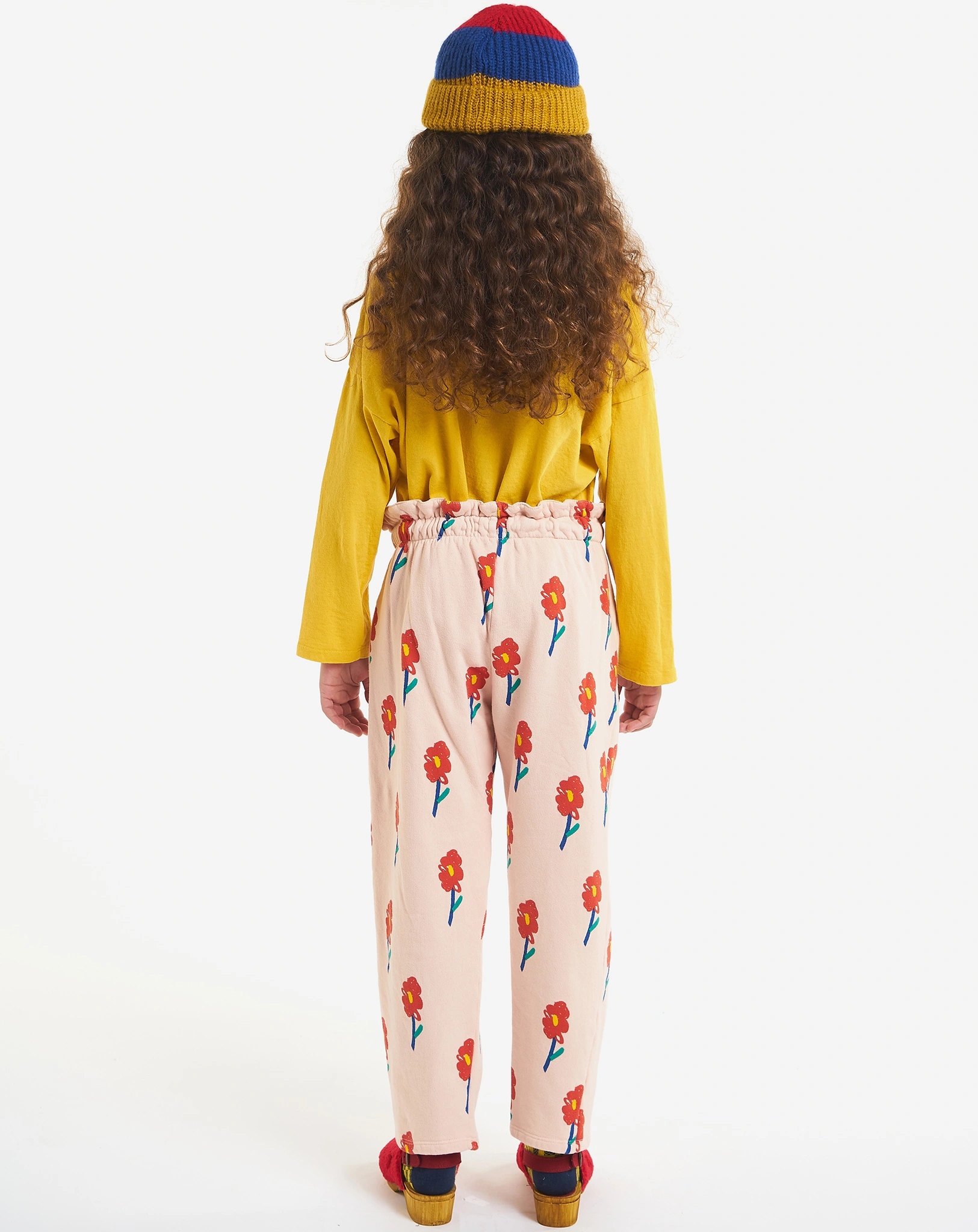 Jogginghose FLOWERS AOP in peach