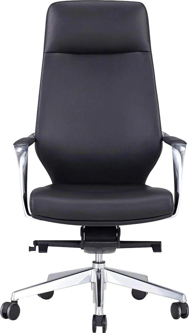 SalesFever Drehstuhl »mit Stil und Komfort« () Ergonomischer Bürostuhl mit pflegeleichtem Kunstlederbezug