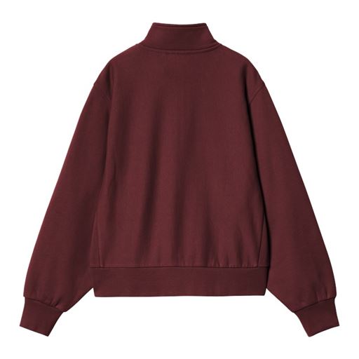 Carhartt WIP W' American Scr. High Neck Sweatshirt, Malbec, L