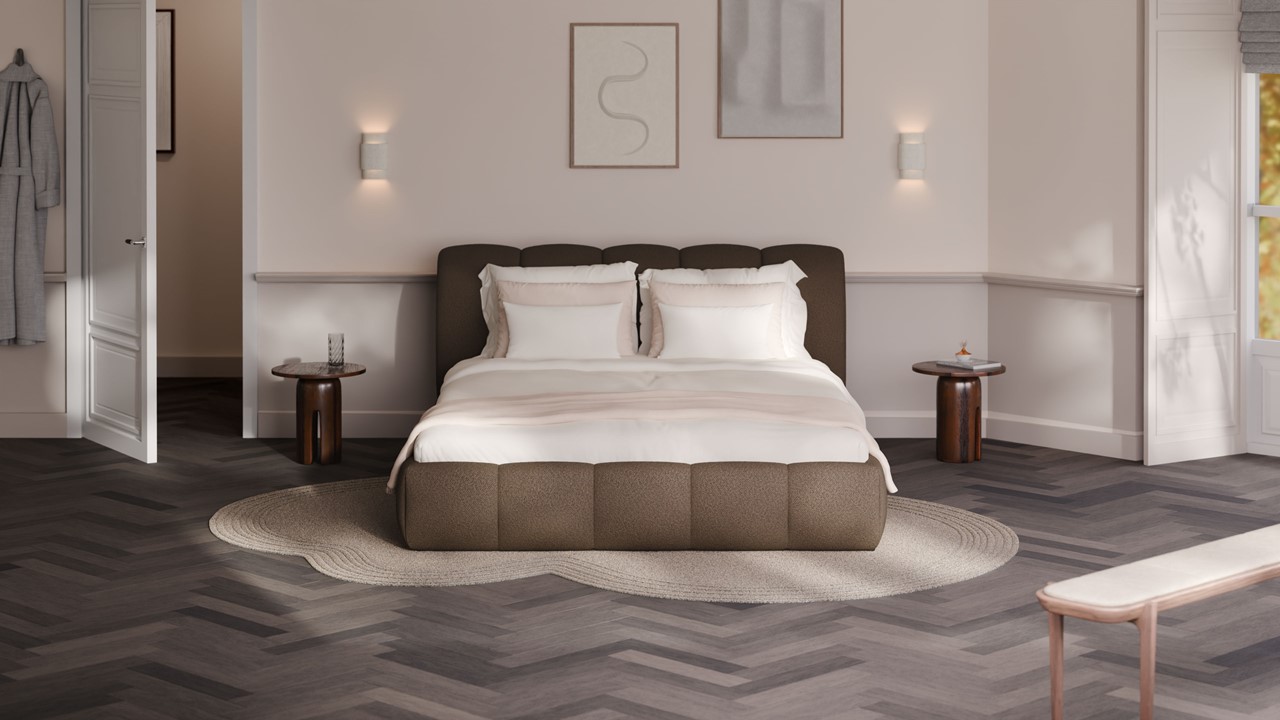 Bed Dune - Bold bouclé forest