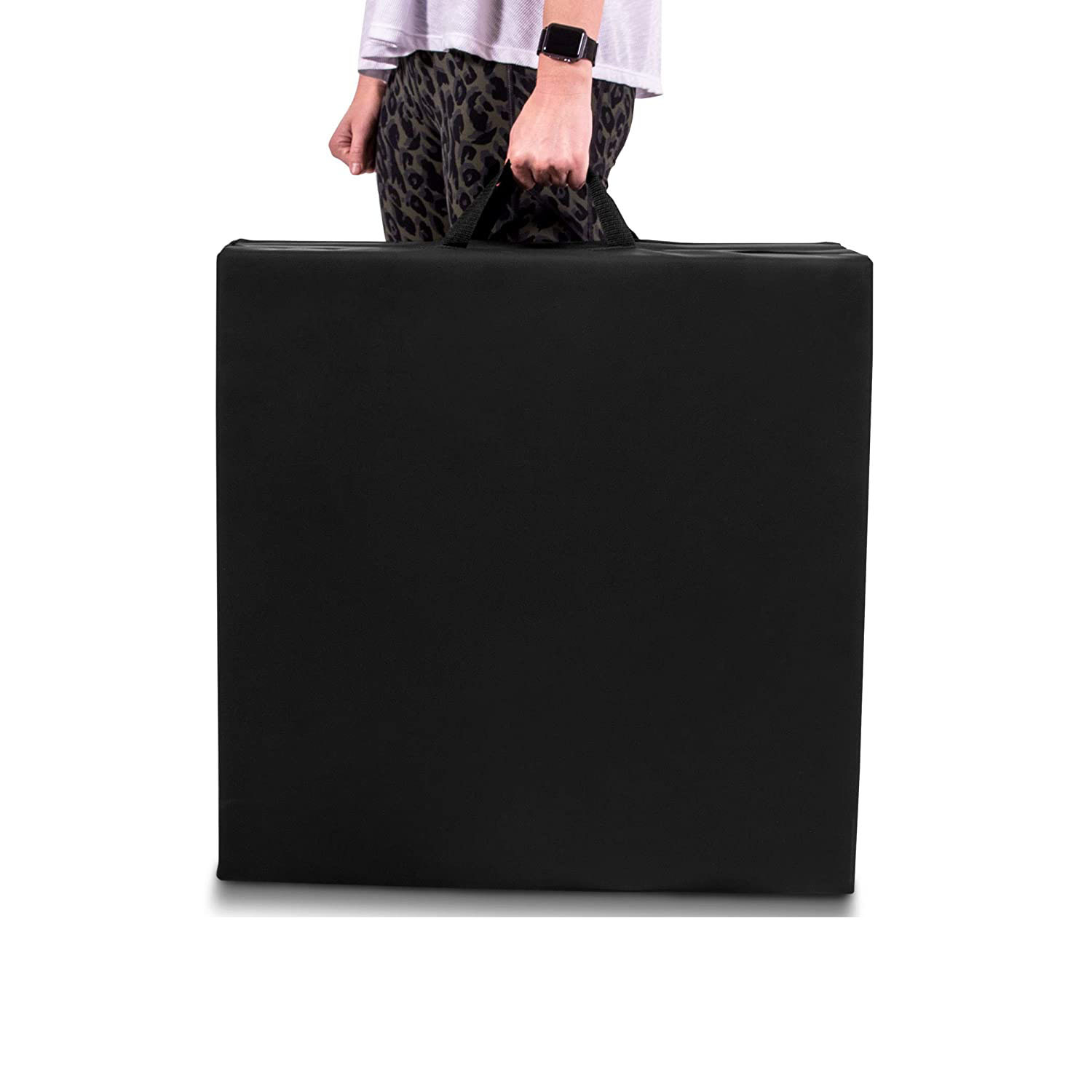 (180x60x5cm) Fitness Yogamatte Pilates Gymnastikmatte Workout Übungsmatte - Schwarz