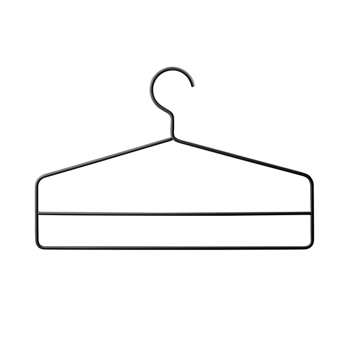String - Kleiderbügel, dunkelgrau (4er-Set)