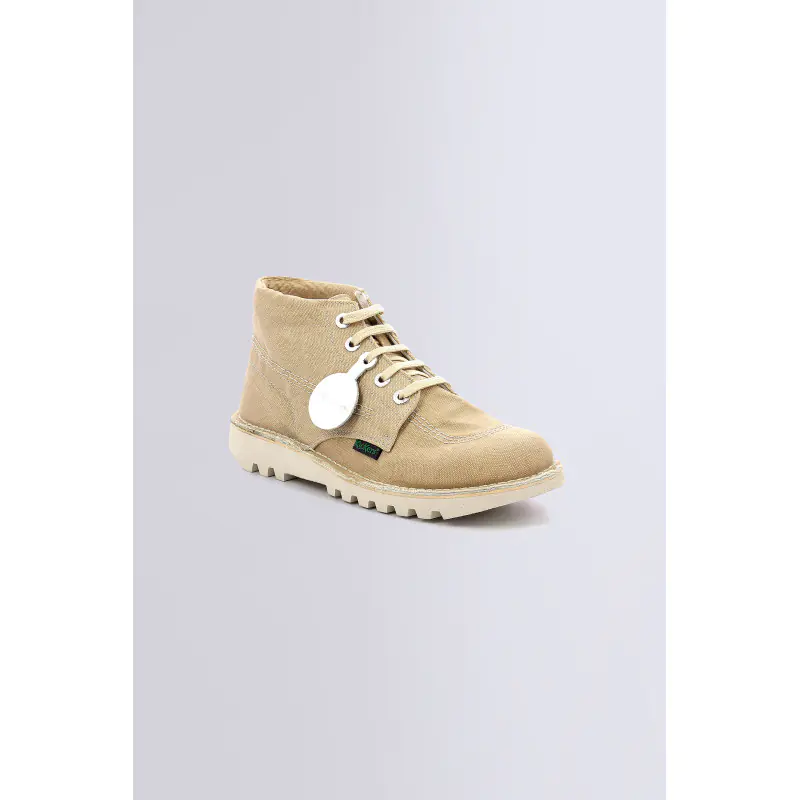 KICK HI BEIGE CLAIR BOTTINES Textile Homme
