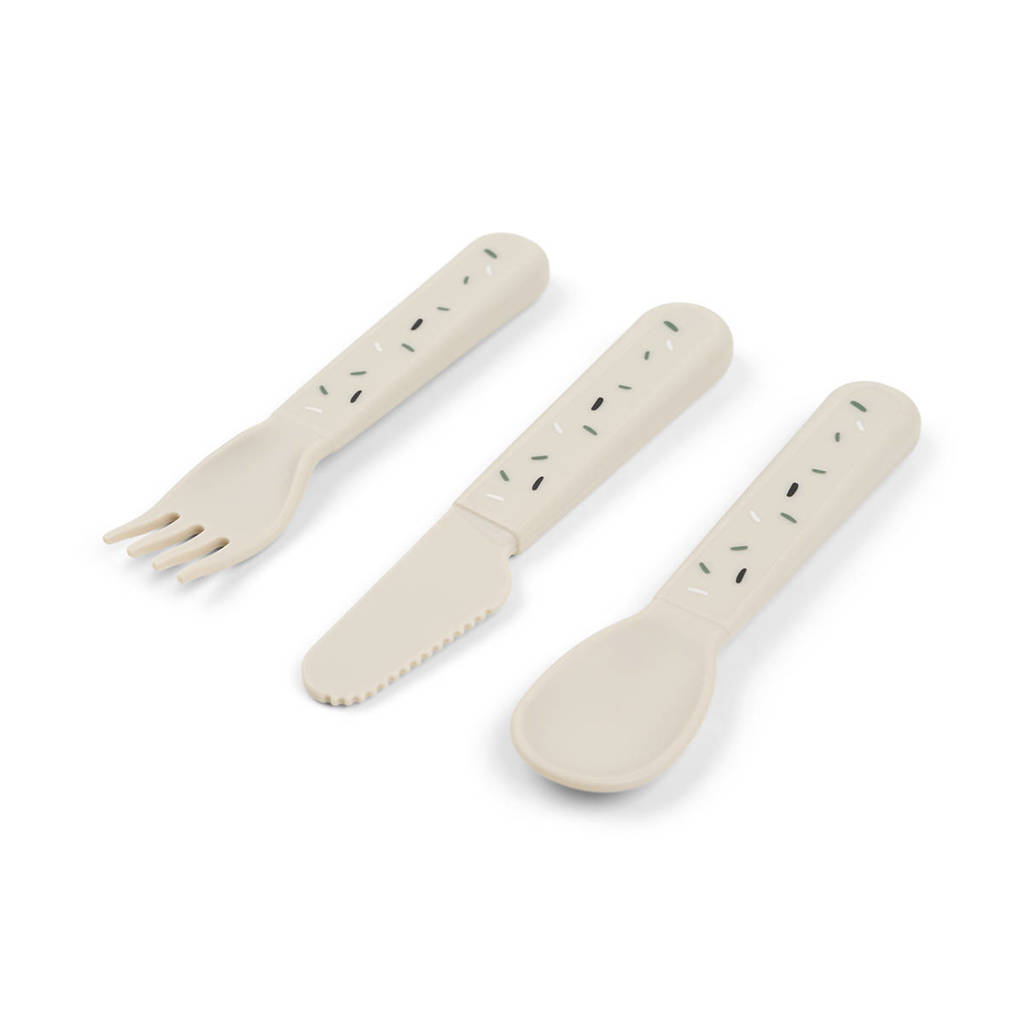 Foodie cutlery set Confetti Sand
