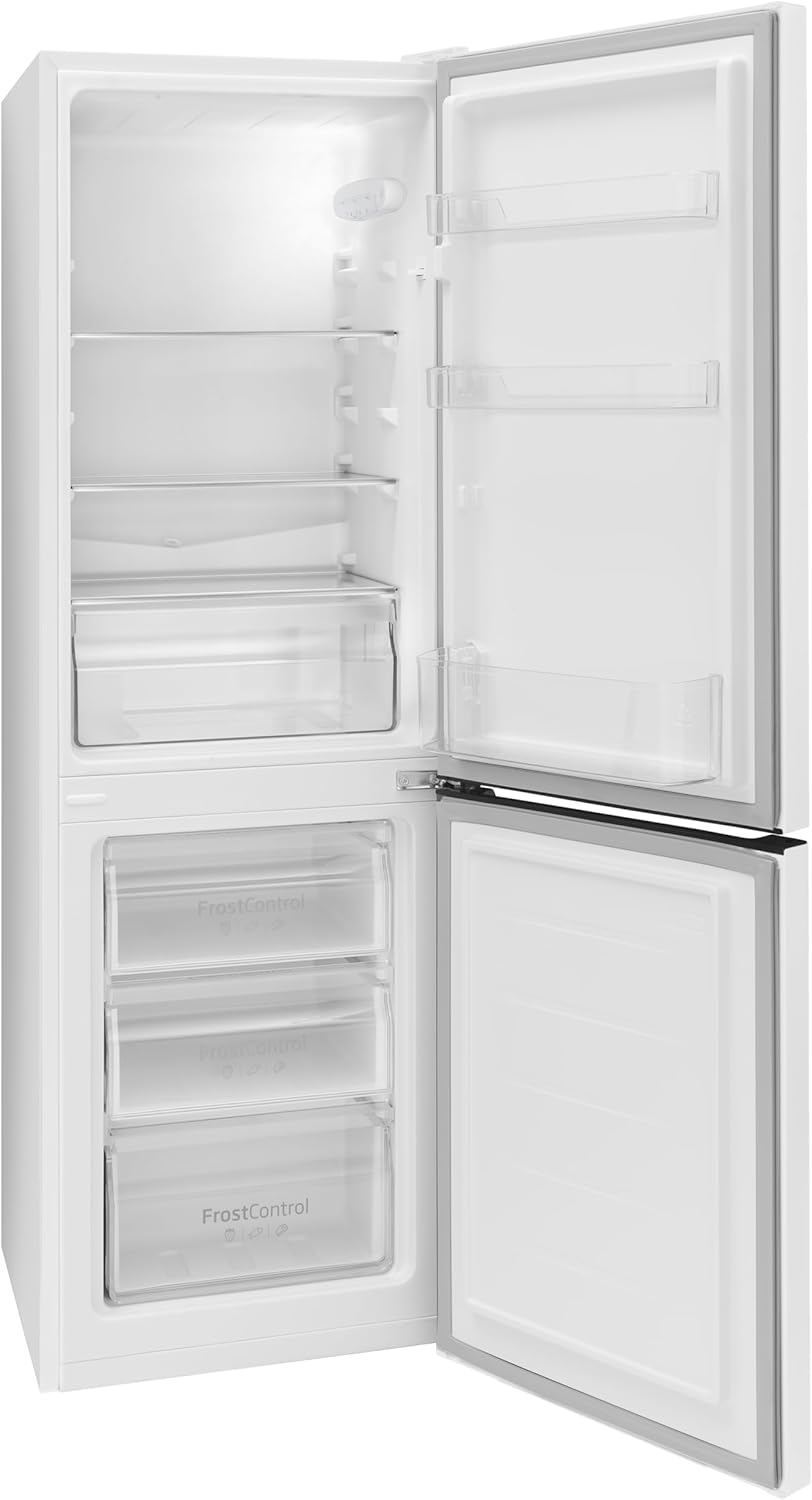 Amica AKG 3840 W Kühl-/Gefrierkombination/Doppeltürer / 144(H) x 47,4(B) / Weiß/Weniger Abtauen dank FrostControl