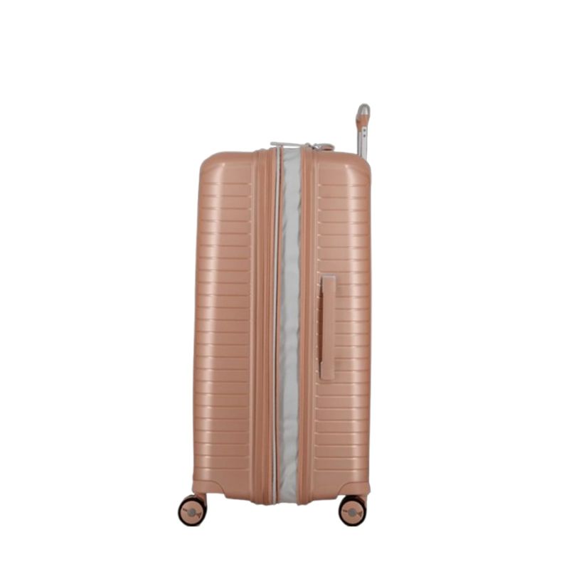 Valise rigide extensible Évaé 76 cm Rose Pale