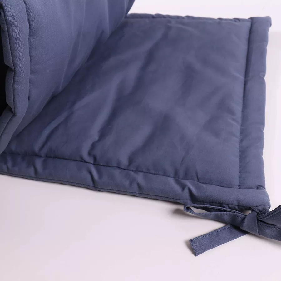 Müsli Bettumrandung Indigo