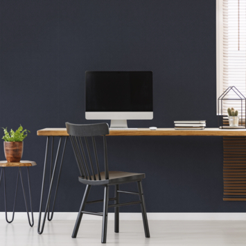 Vliesbehang Ted blauw 112047