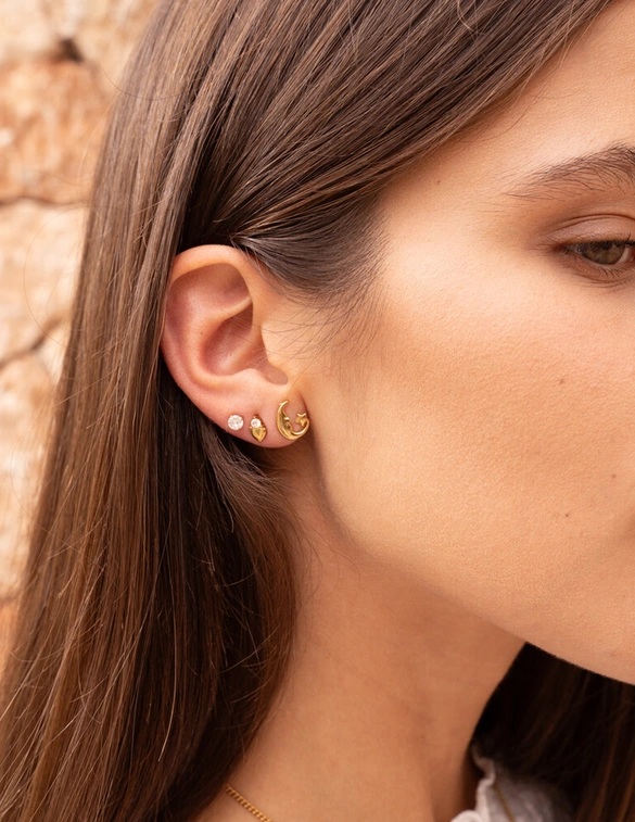 My Jewellery Studs maan en ster MJ12104