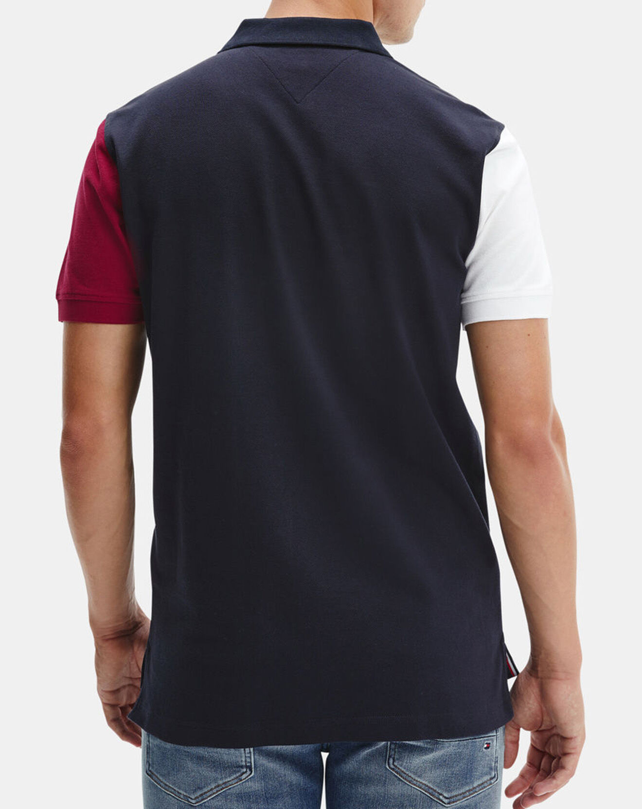 Tommy Hilfiger Polo Colorblock bleu marine
