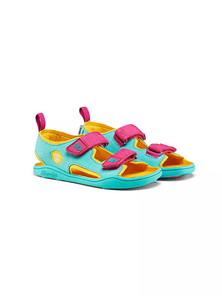 AFFENZAHN Kinder Sandalen AIRY Eule türkis
