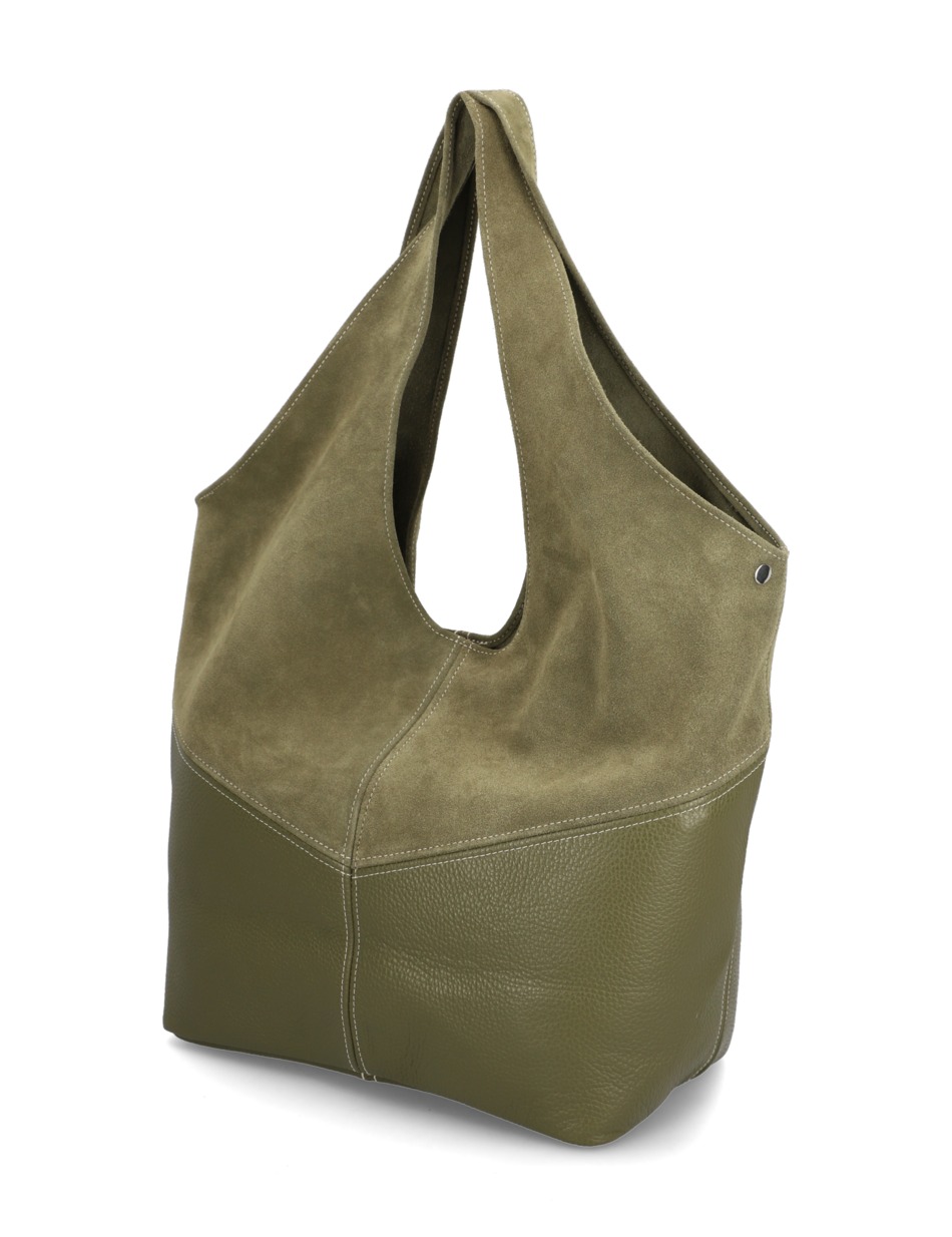 Veloursleder Shopper