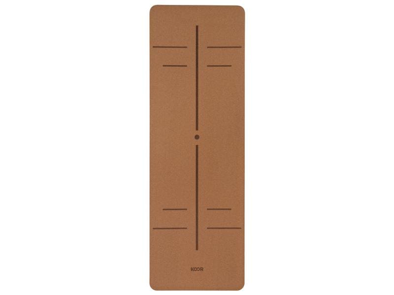 KOOR Yogamatte Kork Pro 183 x 61 x 0.6 cm Nachhaltige und langlebige Trainingsmatte