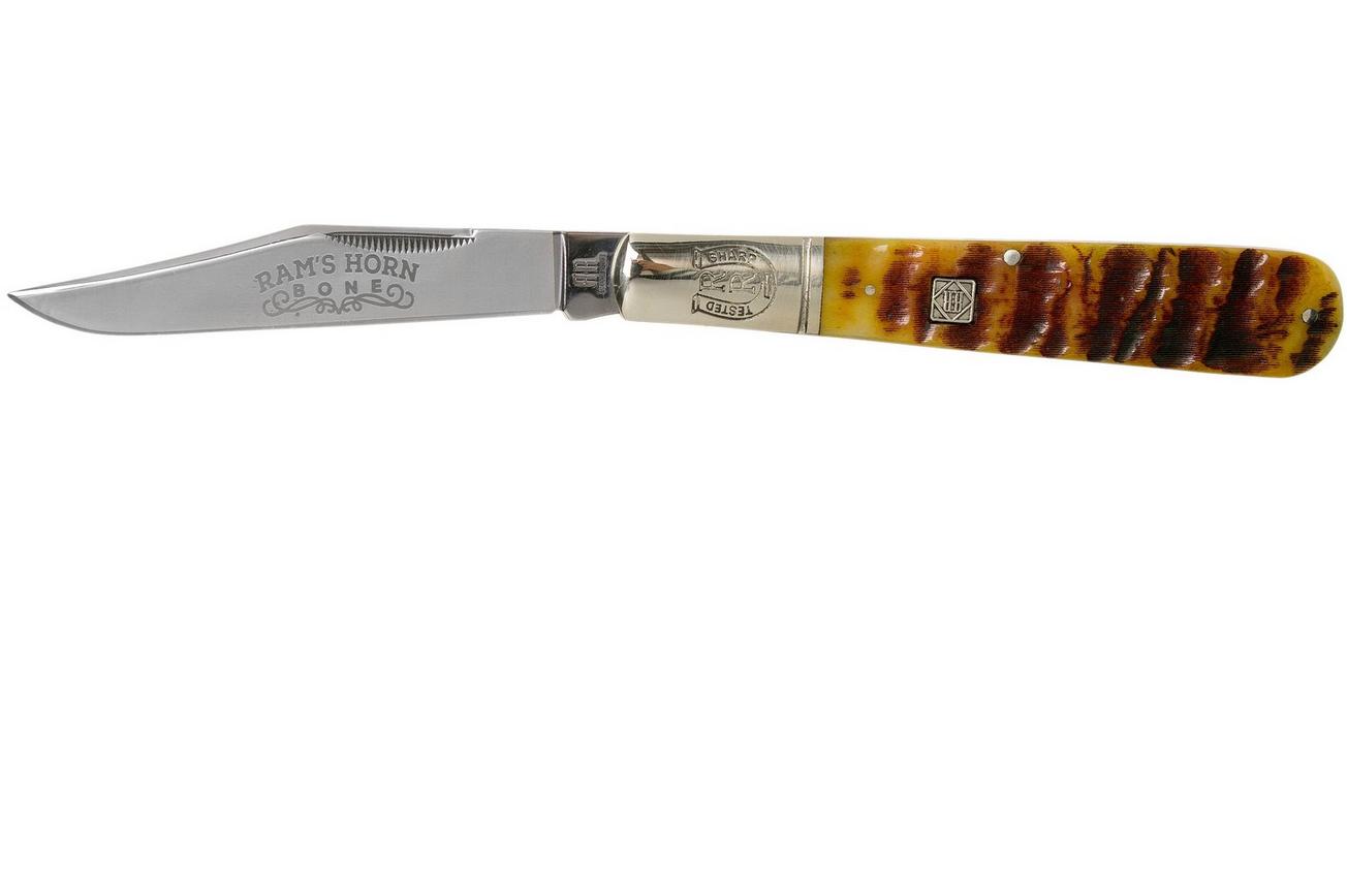 Rough Ryder Ram’s Horn Bone Big Daddy Barlow RR1595 zakmes