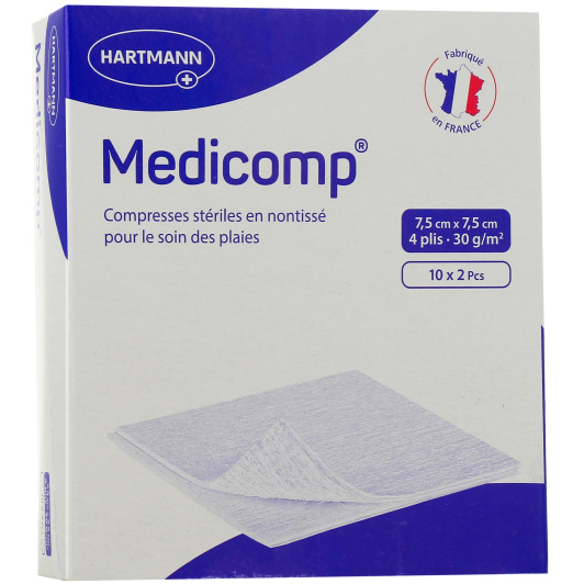 Compresses stériles en nontissé Hartmann Medicomp
